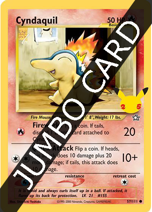 JUMBO Cyndaquil 057/111 - First Partner Pack Promo